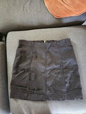 Free People Jean Skirt